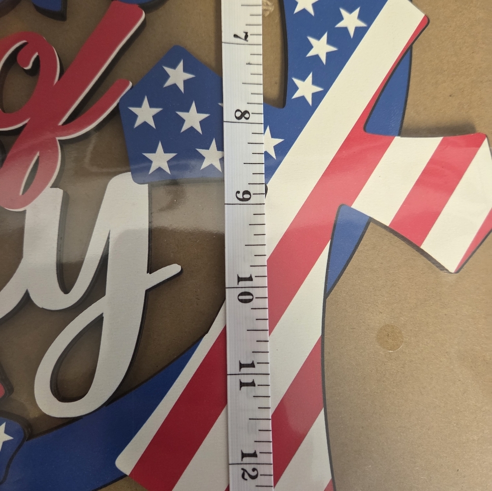 NEW Patriotic 4th of July sign - Picture 3 of 5
